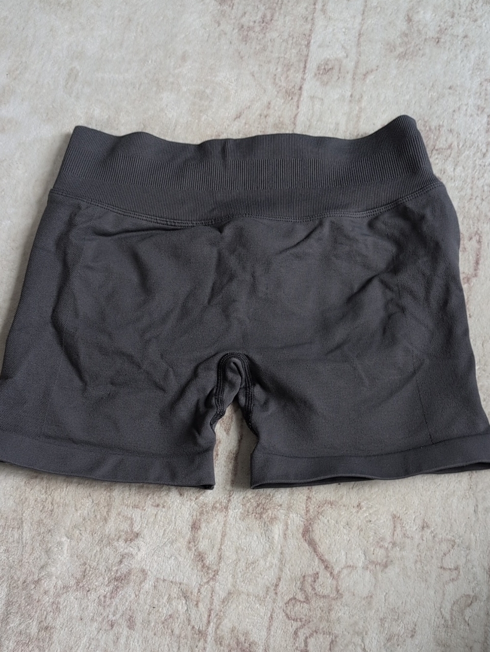 Everyday Black High-Waist Women's Shorts, Size Medium